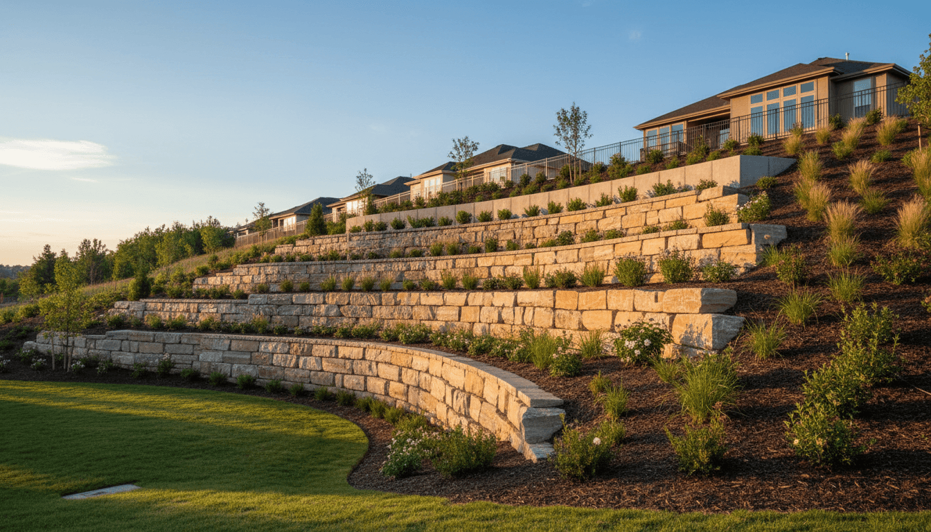 3 Best Retaining Wall Styles for Georgia Landscapes: Block, Boulders, and Lumber